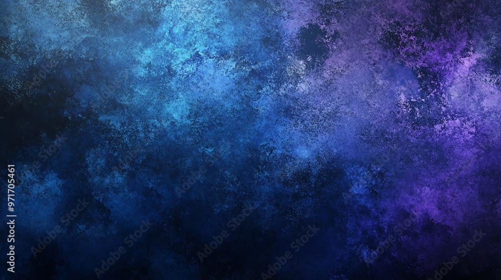 A blue and purple textured background with a grunge look. A blue and purple textured background with a grunge look.