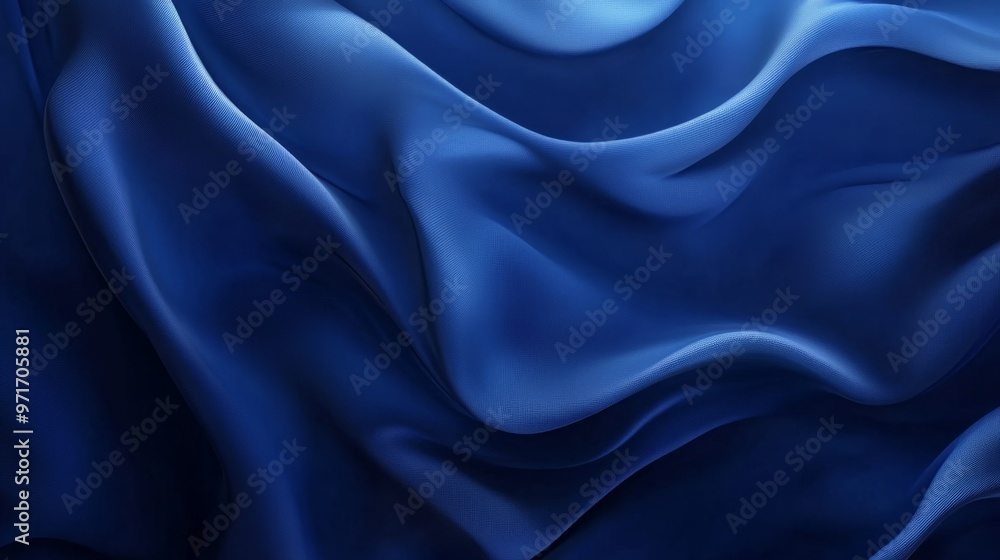Obraz premium abstract indigo gradient background, generative ai