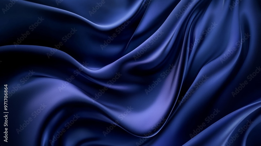 Fototapeta premium abstract indigo gradient background, generative ai