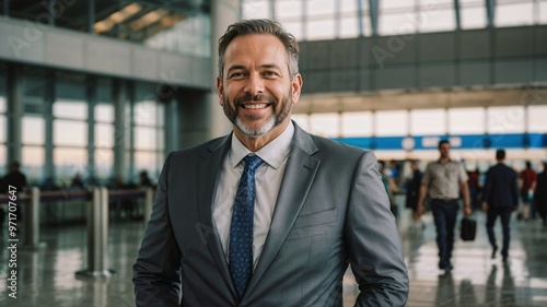 businessman at the airport