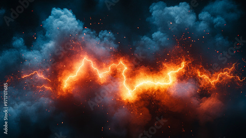 Wallpaper Mural Blue and red lightning with dark background, 3d rendering empty blank caption space on the side --chaos 50 --ar 16:9 --stylize 400 --v 6.1 Job ID: 7ee9d726-510d-4ca3-86b4-d41c42febeb1 Torontodigital.ca