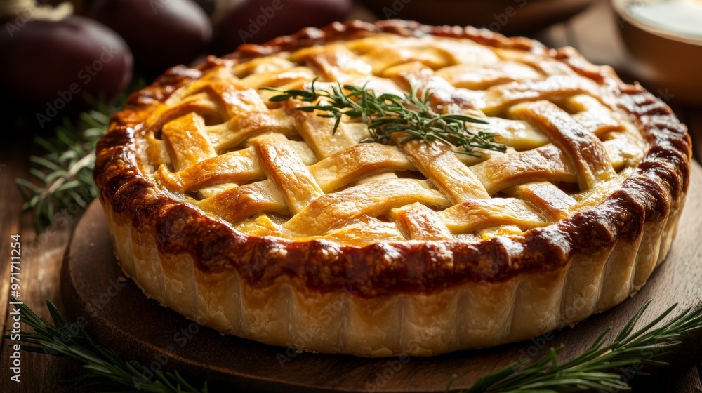 The national cuisine of Great Britain: Kidney Pie. The national cuisine of Great Britain: Kidney Pie.