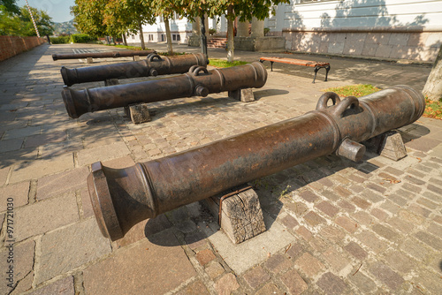 old canons of the Budapest Castle