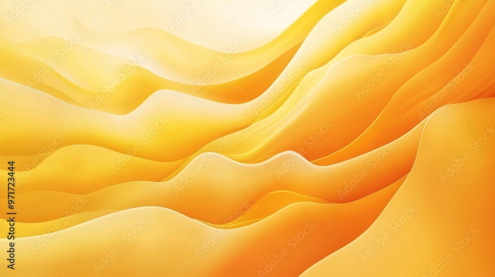 Obraz premium Yellow Gradient Abstract Background generative ai