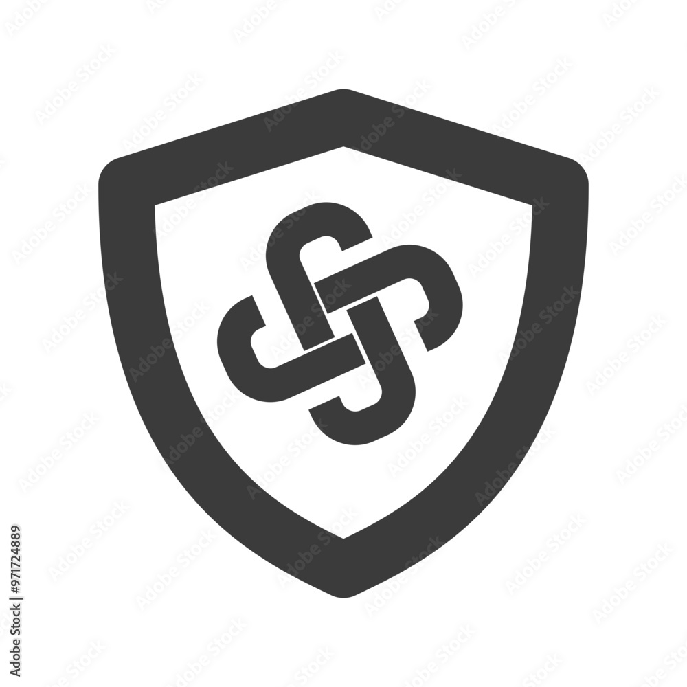 Security shield sign icon vector illustration Security shield sign icon vector illustration