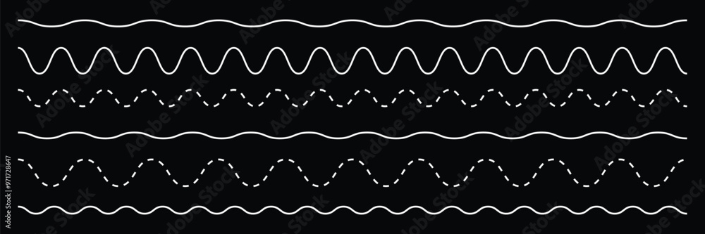 Set of Wave line vector Collection . Zigzag line. vector Illustration. Set of Wave line vector Collection . Zigzag line. vector Illustration.