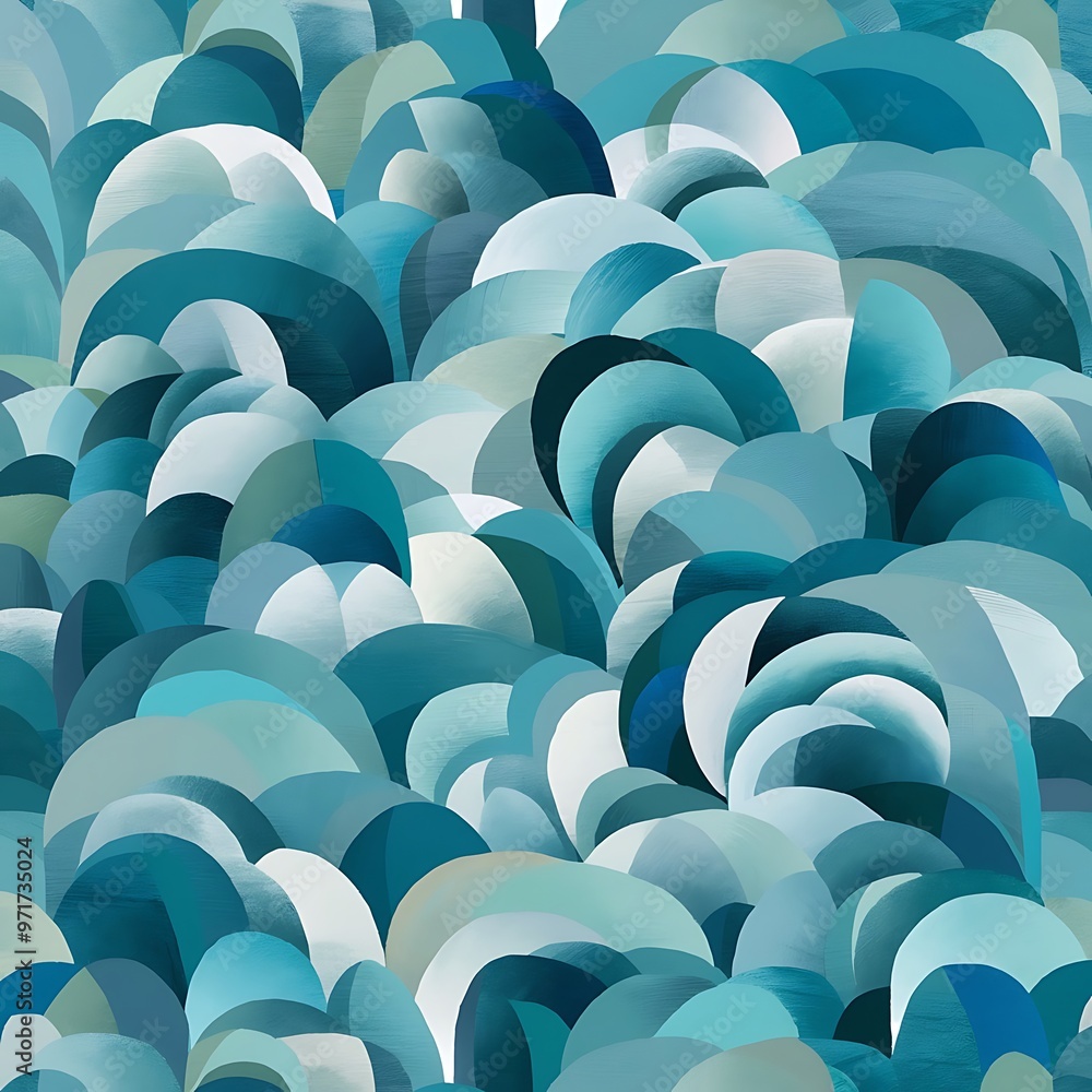 Obraz premium Abstract light blue creative background