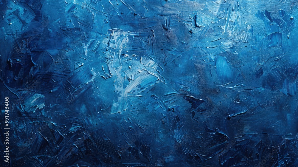 abstract textured blue acrylic painting on canvas abstract textured blue acrylic painting on canvas