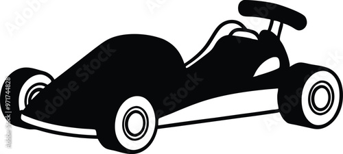 go kart vector illustration 