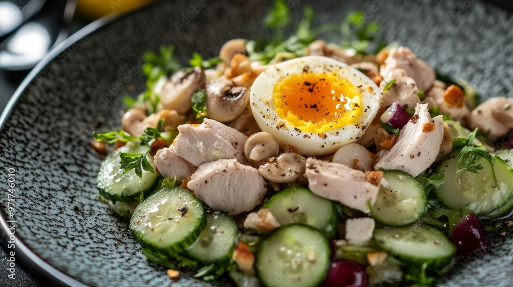National cuisine of Great Britain: English salad. National cuisine of Great Britain: English salad.