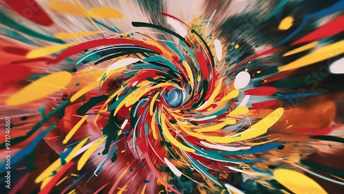 Wallpaper Mural Abstract colorful blurred background, motion concept Torontodigital.ca