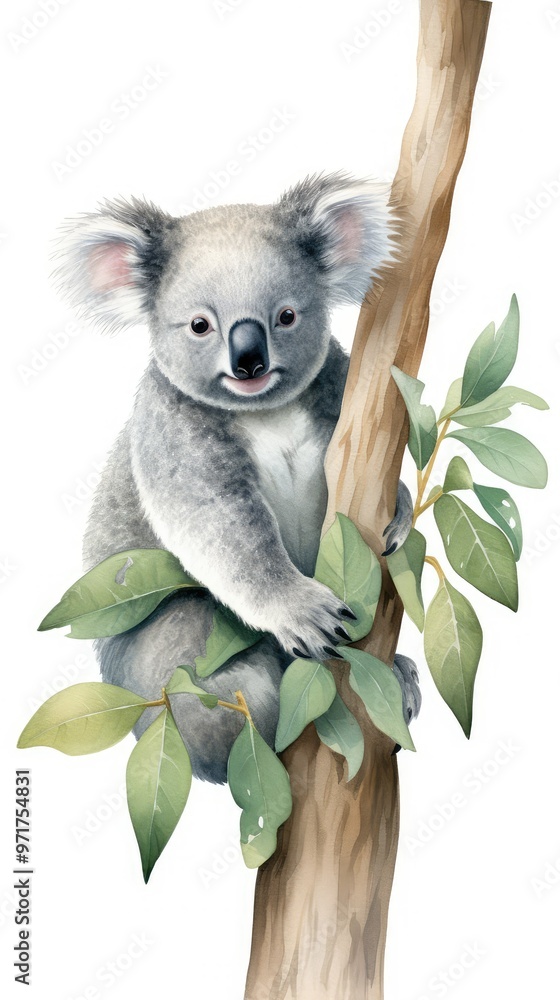 Cute koala in a tree Cute koala in a tree
