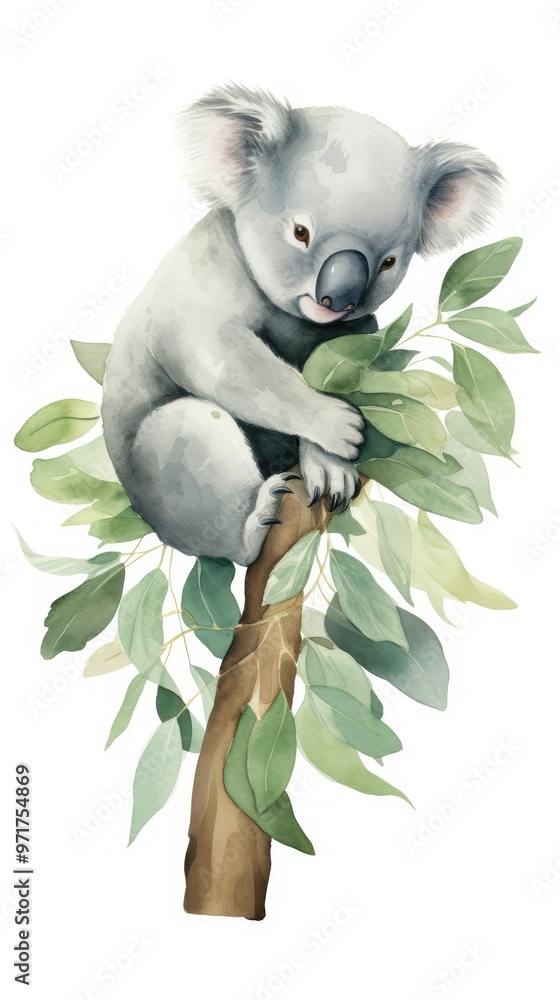 Koala bear in a tree Koala bear in a tree