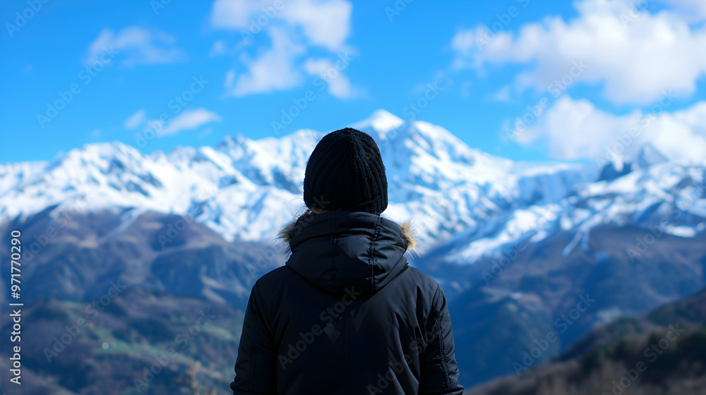 Woman Andorran Pyrenees Woman Andorran Pyrenees