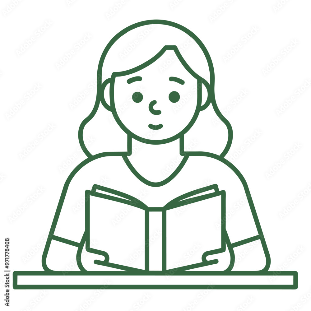 A woman appears disengaged while studying at home flipping through her reading material and struggling to concentrate on her work A woman appears disengaged while studying at home flipping through her reading material and struggling to concentrate on her work