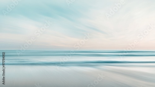 Abstract Seascape with Motion Blur #971784002