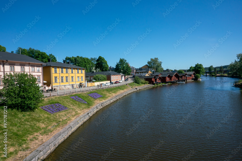 Fototapeta premium Porvoo FInland river side