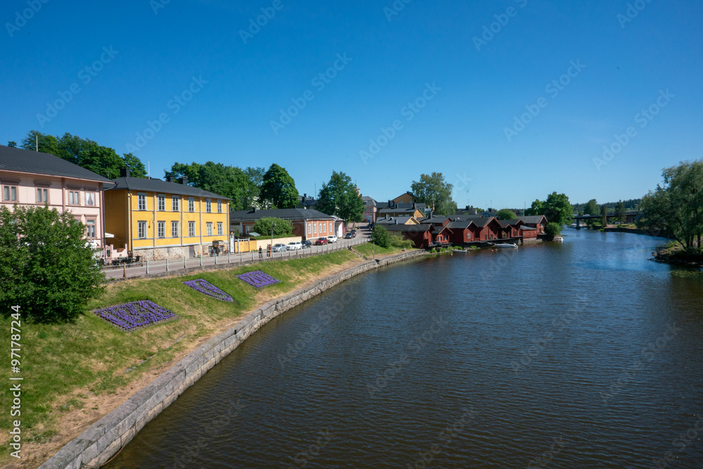 Fototapeta premium Porvoo FInland river side