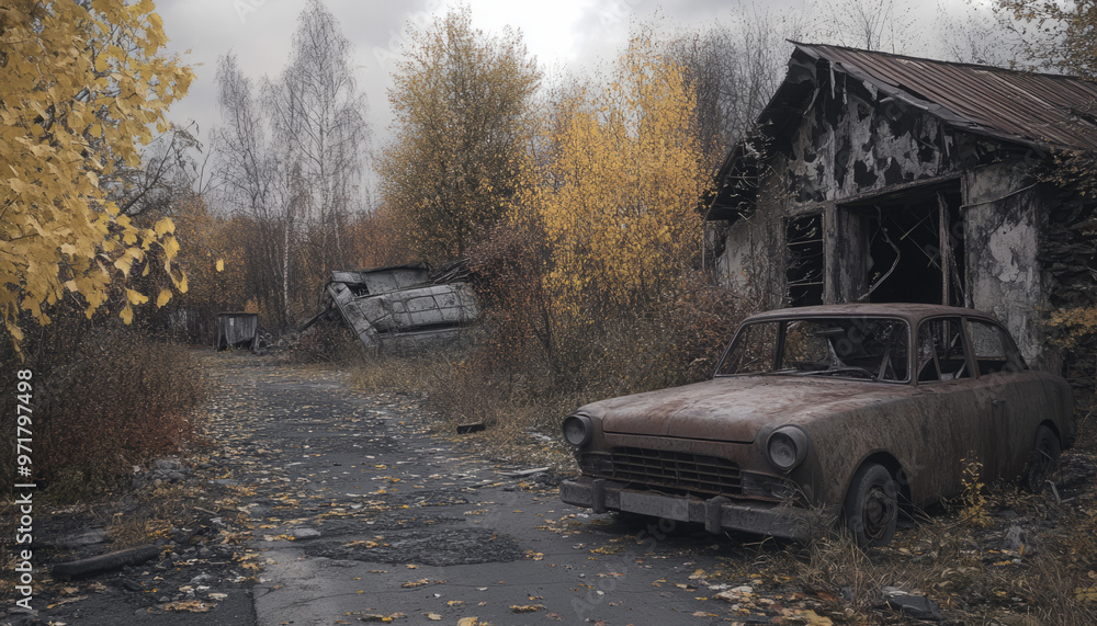 Chernobyl disaster, Chernobyl, apocalyptic photo, Chernobyl nuclear power plant after the catastrophe, abandoned buildings Chernobyl disaster, Chernobyl, apocalyptic photo, Chernobyl nuclear power plant after the catastrophe, abandoned buildings