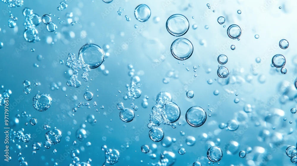 Abstract Blue Bubbles Underwater Photography Abstract Blue Bubbles Underwater Photography