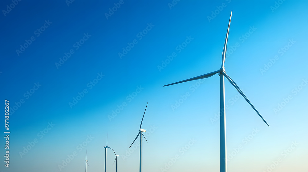 Green Energy Wind Turbine Banner