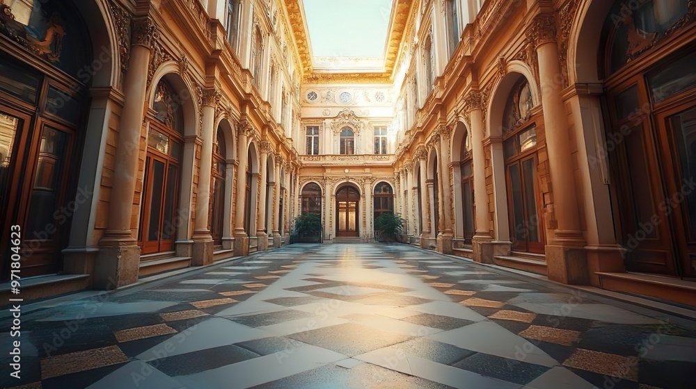 Traditional European building architecture showcasing timeless design elements in beautifully detailed and historic pictures Traditional European building architecture showcasing timeless design elements in beautifully detailed and historic pictures