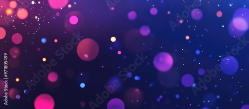 Wallpaper Mural Abstract Festive Purple And Blue Backdrop For Events With Bokeh Torontodigital.ca