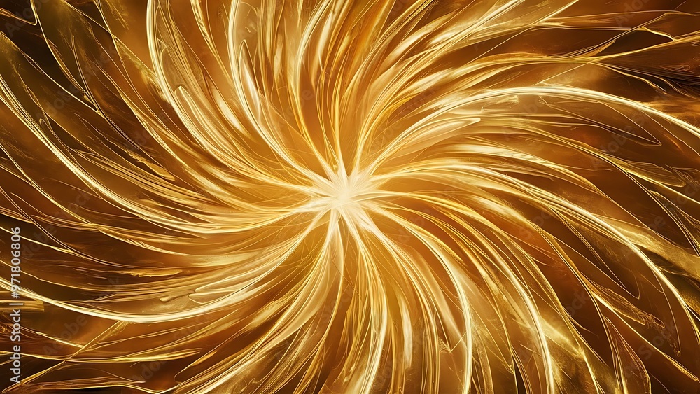 Fototapeta premium Abstract gold background with white copy space