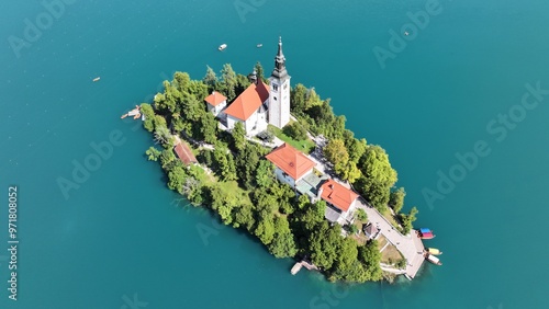 Lake bled in Slovenia photo