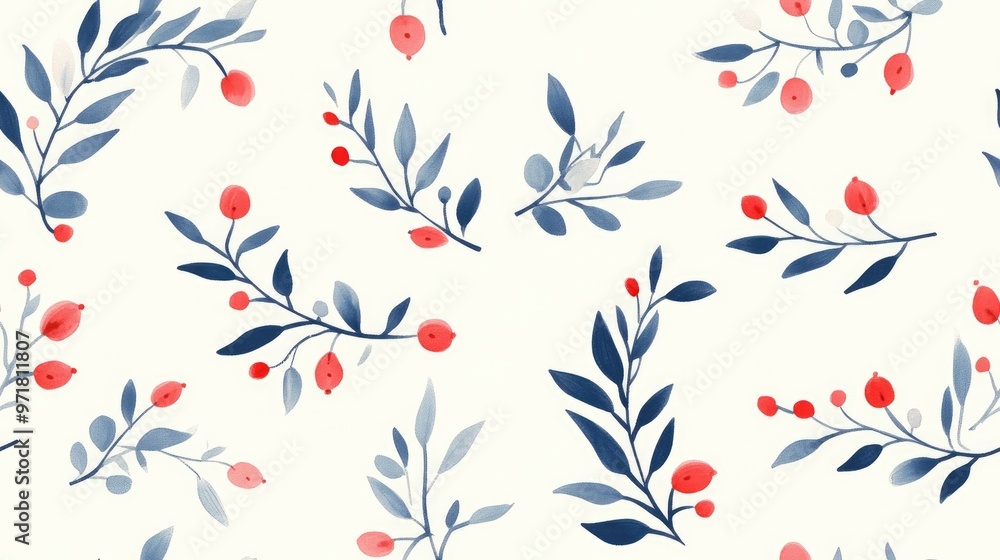 Hand drawn seamless background featuring wreaths on a light backdrop Design elements suitable for invitations greeting cards quotes blogs posters and more Hand drawn seamless background featuring wreaths on a light backdrop Design elements suitable for invitations greeting cards quotes blogs posters and more