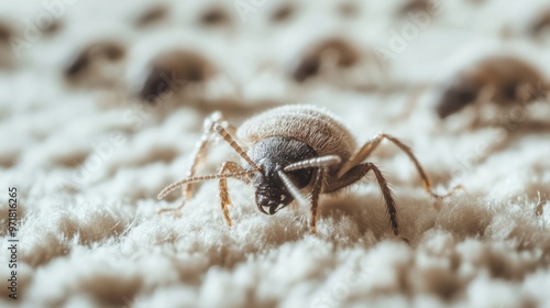 Macro shot of a Carpet Beetle photo