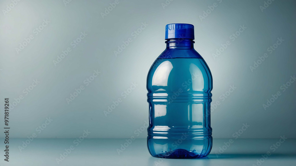 Plastic bottle with plain background Plastic bottle with plain background