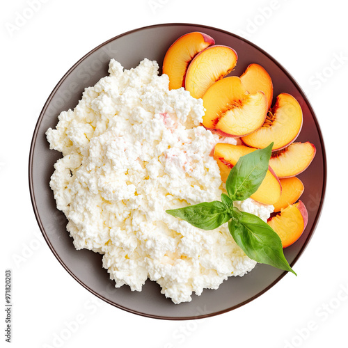 A Plate of Cottage Cheese a...
