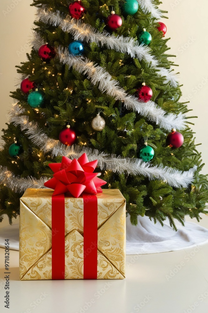 Christmas gift boxes and tree Christmas gift boxes and tree