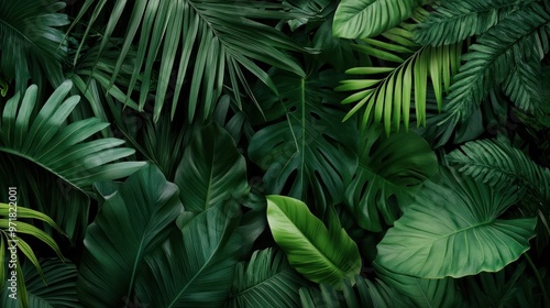 Tropical Green Leaves