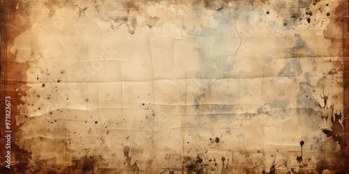 Old, stained paper texture