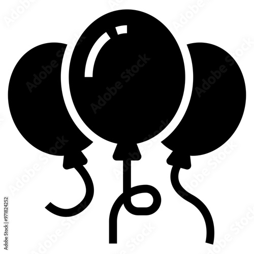 Balloon Icon For Illustration