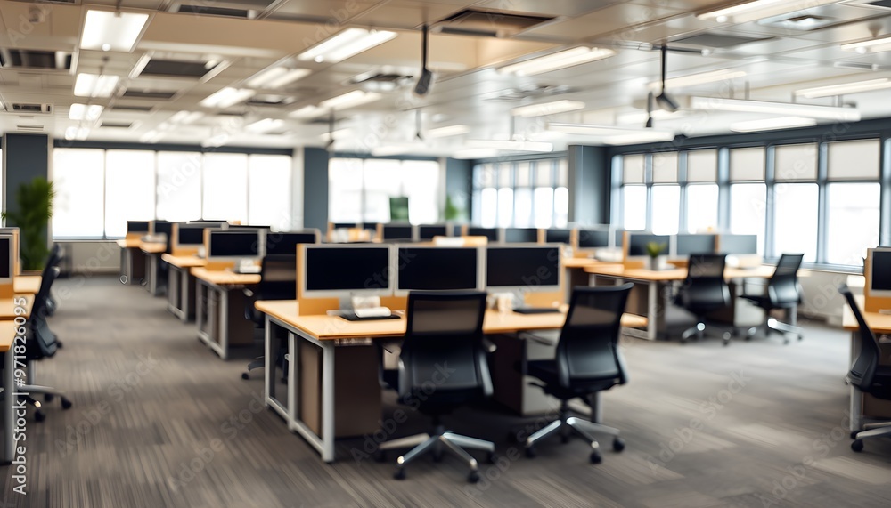 Blurred Office Space Blurred Office Space