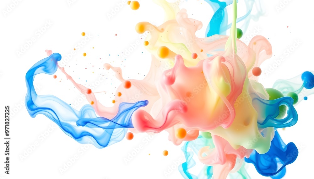 Fototapeta premium Colorful Ink Explosion