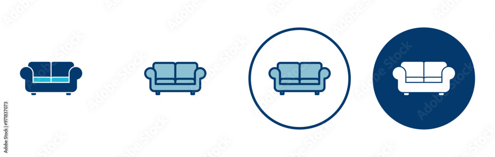 Sofa icon vector isolated on white background. sofa icon illustration. furniture Sofa icon vector isolated on white background. sofa icon illustration. furniture