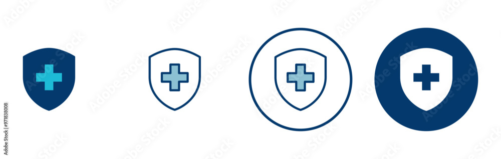 Health insurance icon vector isolated on white background. Insurance health document icon Health insurance icon vector isolated on white background. Insurance health document icon