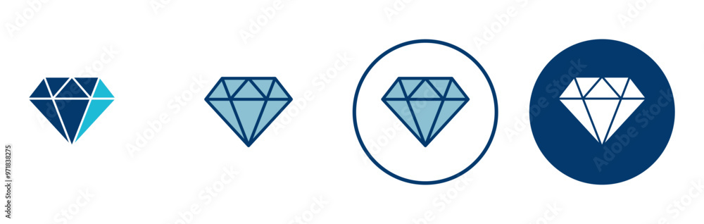 Diamond icon vector isolated on white background. Diamond vector icon. Gemstone symbol Diamond icon vector isolated on white background. Diamond vector icon. Gemstone symbol