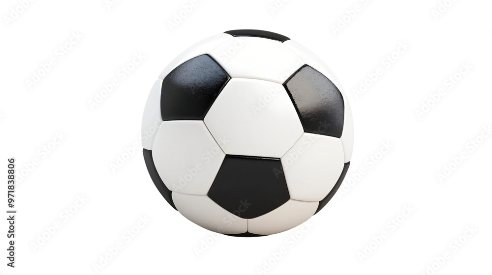 Fototapeta premium soccer ball isolated, Generative AI
