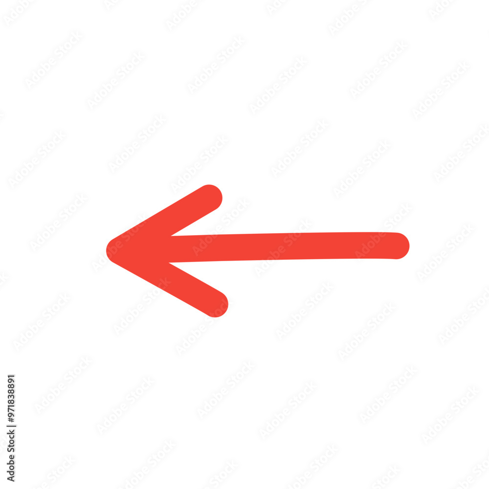 red arrow vector