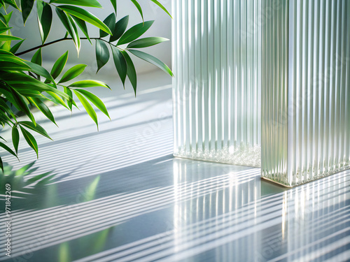 palm tree in the windowwindow, interior, glass, architecture, building, design, business, plant, room, office, home, light, view, indoor, flower, indoors, city, wall, reflection, house, construction,  photo