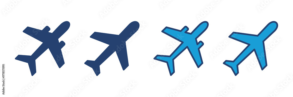 Plane icon vector. Airplane icon vector. Flight transport symbol. Travel illustration. Holiday symbol Plane icon vector. Airplane icon vector. Flight transport symbol. Travel illustration. Holiday symbol