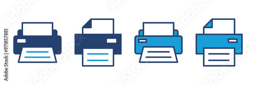 Print icon vector. printer icon vector.