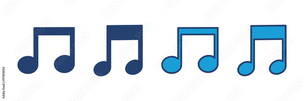 Music icon vector. note music icon vector Music icon vector. note music icon vector