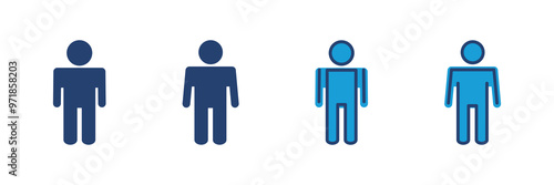 Man icon vector. male icon vector. human symbol