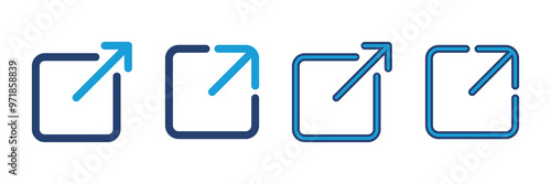 External link icon vector. link icon vector. hyperlink symbol